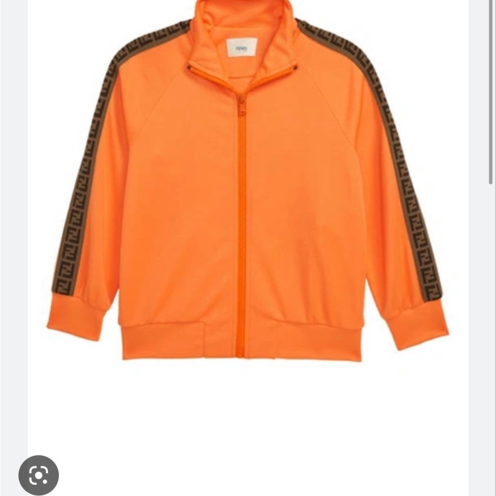 Kids (boys) fendi FF logo tape track jacket size 6